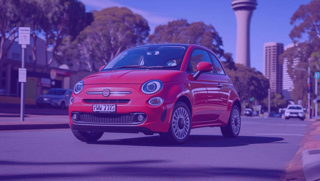 2015 Fiat 500e in Car Auctions in Australia - Generated by Canva Ai