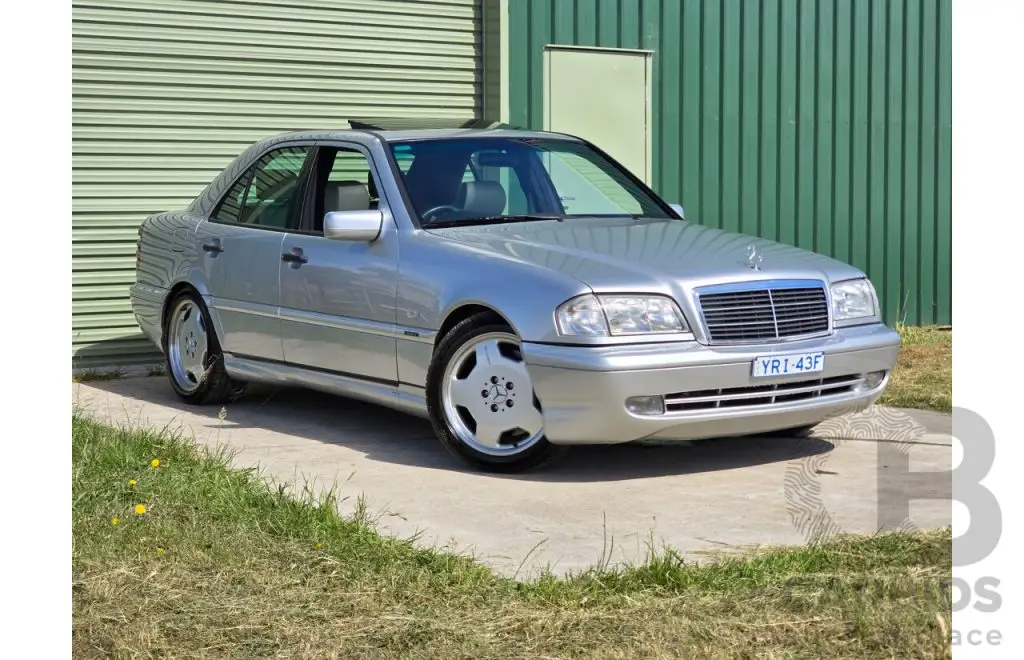 7/1998 Mercedes Benz C43 AMG W202 4d Saloon Zircon Silver Metallic V8 4.3L
